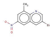3-BROMO-8-METHYL-6-NITROQUINOLINE