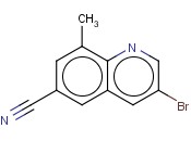 3-BROMO-8-METHYLQUINOLINE-6-CARBONITRILE