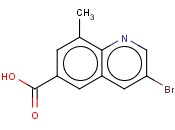 3-BROMO-8-METHYLQUINOLINE-6-CARBOXYLIC ACID