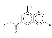 METHYL 3-BROMO-8-METHYLQUINOLINE-6-CARBOXYLATE