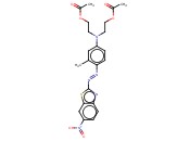 2,2'-[[3-甲基-4-[(6-硝基-2-<span class='lighter'>苯</span><span class='lighter'>并</span><span class='lighter'>噻唑</span>基)偶氮]苯基]亚氨基]双乙醇双<span class='lighter'>乙酸</span>酯