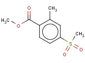 METHYL 2-METHYL-4-(<span class='lighter'>METHYLSULFONYL</span>)BENZOATE