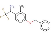 2,2,2-TRIFLUORO-1-[2-METHYL-4-(PHENYLMETHOXY)PHENYL]ETHYLAMINE