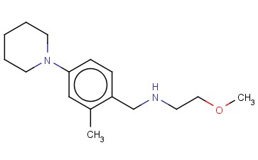 (2-METHOXYETHYL)(([2-METHYL-4-(PIPERIDIN-1-YL)PHENYL]METHYL))AMINE