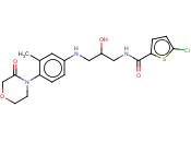 5-氯-N-[2-羟基-3-[[3-甲基-4-(3-氧代-4-<span class='lighter'>吗</span><span class='lighter'>啉</span><span class='lighter'>基</span>)苯基]氨在]丙基]-2-噻吩羰酰胺