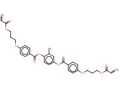 1,4-双-[4-(3-丙烯酰<span class='lighter'>氧基</span><span class='lighter'>丙</span><span class='lighter'>氧基</span>)<span class='lighter'>苯</span>甲酰<span class='lighter'>氧基</span>]-2-甲基<span class='lighter'>苯</span>