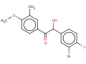 2-(3-BROMO-4-FLUOROPHENYL)-2-HYDROXY-1-(4-METHOXY-3-METHYLPHENYL)ETHANONE