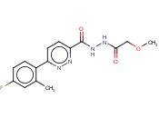 3-PYRIDAZINECARBOXYLIC ACID, 6-(4-FLUORO-2-METHYLPHENYL)-, 2-(METHOXYACETYL)HYDRAZIDE