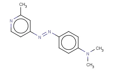 <span class='lighter'>2-PICOLINE</span>, 4-((P-(DIMETHYLAMINO)PHENYL)AZO)-