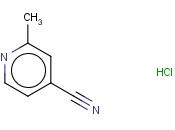 3-CYANO-2-METHYL-2-<span class='lighter'>PICOLINE</span> HCL