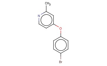 4-(4-BROMOPHENOXY)-<span class='lighter'>2-PICOLINE</span>