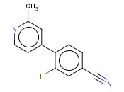 3-FLUORO-4-(2-METHYLPYRIDIN-4-YL)BENZONITRILE