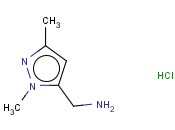 C-(2,5-<span class='lighter'>DIMETHYL-2H-PYRAZOL-3-YL</span>)-METHYLAMINE HYDROCHLORIDE