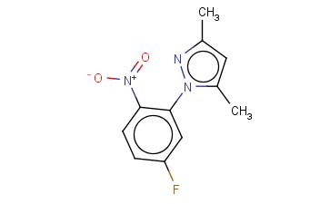 1-(5-FLUORO-2-NITROPHENYL)-3,5-DIMETHYL-1H-PYRAZOLE