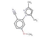 2-(3,5-DIMETHYL-1H-PYRAZOL-1-YL)-<span class='lighter'>4-METHOXYBENZONITRILE</span>