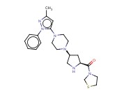 3-[[(2S,4S)-4-[4-(3-<span class='lighter'>甲基</span>-1-苯基-1H-吡唑-5-基)-1-哌嗪基]-2-<span class='lighter'>吡咯烷</span>基]甲酰基]噻唑<span class='lighter'>烷</span>