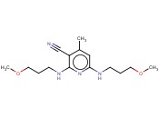 2,6-双[(3-甲氧基丙基)<span class='lighter'>氨基</span>]-4-<span class='lighter'>甲基</span>-3-<span class='lighter'>吡啶</span>腈