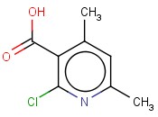 2-<span class='lighter'>氯</span>-4,6-二甲基<span class='lighter'>吡啶</span>-3-<span class='lighter'>甲酸</span>