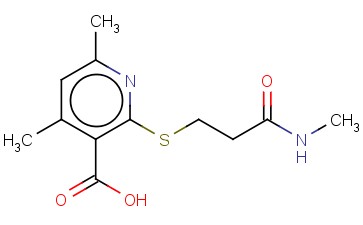4,6-DIMETHYL-2-([2-(METHYLCARBAMOYL)ETHYL]SULFANYL)PYRIDINE-3-CARBOXYLIC ACID