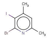 2-BROMO-3-IODO-4,6-DIMETHYLPYRIDINE