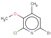 6-BROMO-2-CHLORO-3-METHOXY-4-METHYLPYRIDINE