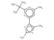 5-(2-TERT-BUTYL-6-METHYL-PYRIMIDIN-4-YL)-4-METHYL-THIAZOL-2-YLAMINE