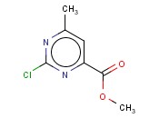 METHYL 2-CHLORO-6-<span class='lighter'>METHYLPYRIMIDINE</span>-4-CARBOXYLATE