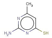 2-<span class='lighter'>氨基</span>-6-甲基嘧啶-4-<span class='lighter'>硫醇</span>