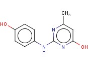 2-[(4-HYDROXYPHENYL)AMINO]-6-METHYL-4(3H)-PYRIMIDINONE
