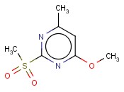 6-甲基-4-<span class='lighter'>甲</span>氧基-2-<span class='lighter'>甲</span><span class='lighter'>磺</span><span class='lighter'>酰</span><span class='lighter'>基</span>嘧啶