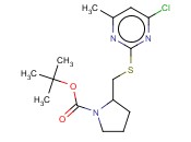 2-(4-CHLORO-6-METHYL-PYRIMIDIN-2-YLSULFANYLMETHYL)-PYRROLIDINE-1-CARBOXYLIC ACID TERT-BUTYL ESTER