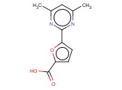 5-(4,6-DIMETHYL-2-PYRIMIDINYL)-<span class='lighter'>2-FUROIC</span> ACID