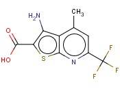 3-Amino-4-methyl-6-(trifluoromethyl)thieno-[2,3-b]pyridine-2-carboxylic acid