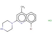 8-BROMO-4-METHYL-2-(PIPERAZIN-1-YL)QUINOLINE HYDROCHLORIDE