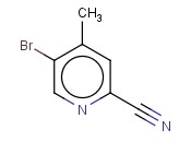 5-<span class='lighter'>溴</span>-4-<span class='lighter'>甲基</span>-2-氰<span class='lighter'>基</span><span class='lighter'>吡啶</span>