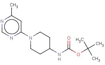 TERT-BUTYL N-[1-(6-METHYLPYRIMIDIN-4-YL)PIPERIDIN-4-YL]CARBAMATE