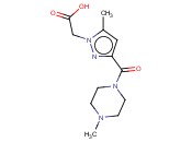[5-METHYL-3-(4-METHYL-PIPERAZINE-1-CARBONYL)-PYRAZOL-1-YL]-ACETIC ACID