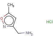 (5-METHYLISOXAZOL-3-<span class='lighter'>YL</span>)METHANAMINE <span class='lighter'>HYDROCHLORIDE</span>