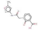 1-[(5-Methyl-isoxazol-3-ylcarbamoyl)-methyl]-2-oxo-1,2-dihydro-pyridine-3-carboxylic acid