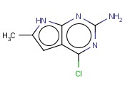 2-<span class='lighter'>AMINO</span>-4-CHLORO-6-METHYL-7H-PYRROLO[<span class='lighter'>2,3</span>-D]PYRIMIDINE