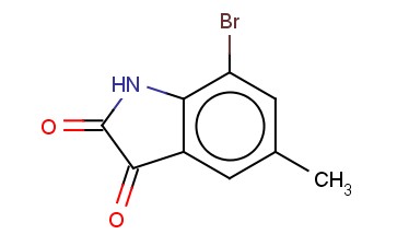 7-BROMO-5-METHYLINDOLINE-2,3-DIONE