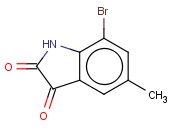 7-BROMO-5-METHYLINDOLINE-2,<span class='lighter'>3-DIONE</span>