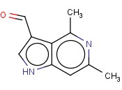 4,6-DIMETHYL-5-AZAINDOLE-3-CARBALDEHYDE