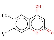 4-羟基-6,7-<span class='lighter'>二甲基</span>香豆素