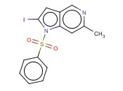 1-(PHENYLSULFONYL)-2-IODO-6-METHYL-5-AZAINDOLE