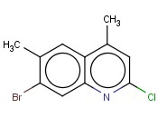 7-BROMO-2-CHLORO-4,6-DIMETHYLQUINOLINE