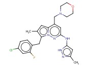 7-(4-CHLORO-2-FLUOROBENZYL)-6-METHYL-N-(3-METHYL-1H-PYRAZOL-5-YL)-4-(MORPHOLINOMETHYL)PYRROLO[1,2-B]PYRIDAZIN-2-AMINE