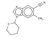 6-METHYL-1-(TETRAHYDRO-2H-PYRAN-2-YL)-1H-BENZO[D]IMIDAZOLE-5-CARBONITRILE