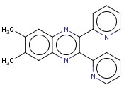 6,7-二<span class='lighter'>甲基</span>-2,3-二(2-<span class='lighter'>吡啶基</span>)喹喔啉