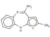 4-AMINO-2-METHYL-10H-<span class='lighter'>THIENO</span>(<span class='lighter'>2,3-B</span>)(1,5)-BENZODIAZEPINE